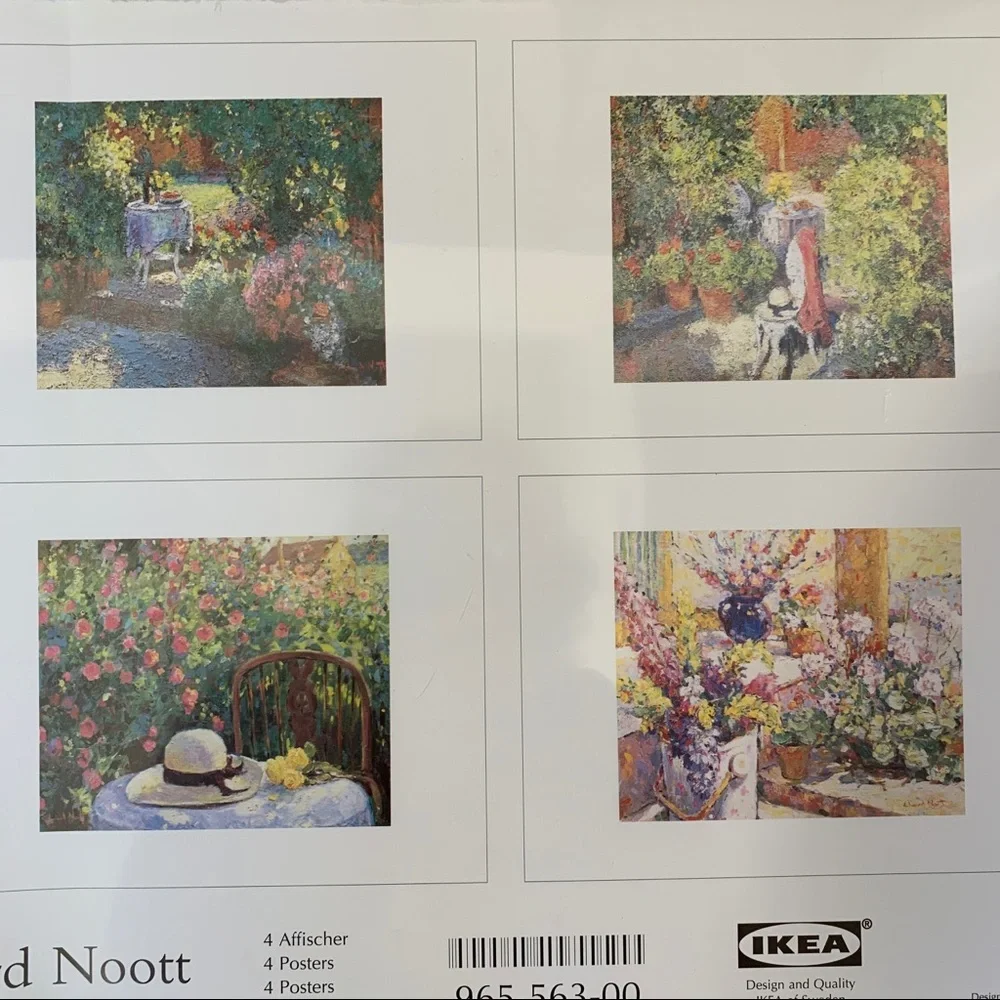 3/$20 IKEA Edward Noott prints